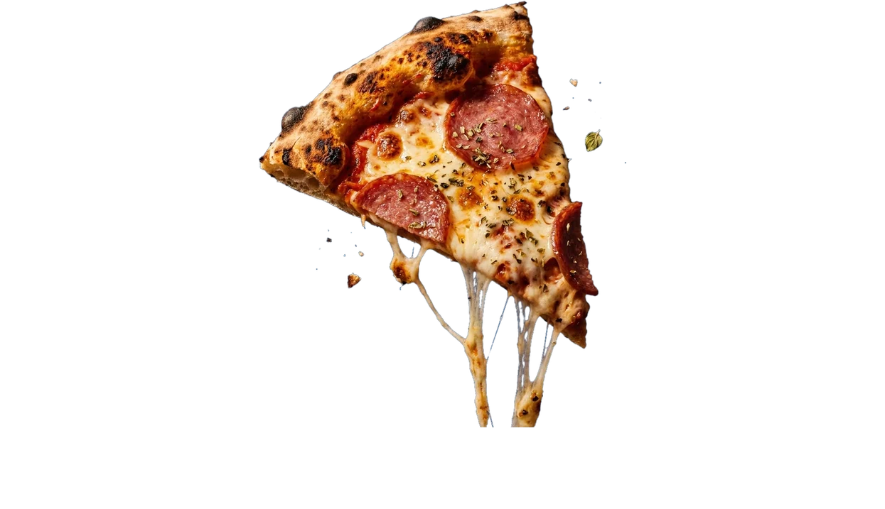 Kousek pizzy s taženým sýrem (ilustrační foto)